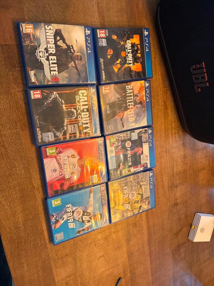 PlayStation 4 spellen collectie (4 shooters en 4 FIFA) -, Games en Spelcomputers, Games | Sony PlayStation 4, Zo goed als nieuw