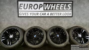 18 inch BMW 3 4 serie F30 F31 F36 ZWART 400m Winterbanden, Auto-onderdelen, Banden en Velgen, 18 inch, Gebruikt, Banden en Velgen