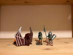 Playmobil groene drakenridders met katapult - 4840, Ophalen of Verzenden, Gebruikt, Complete set