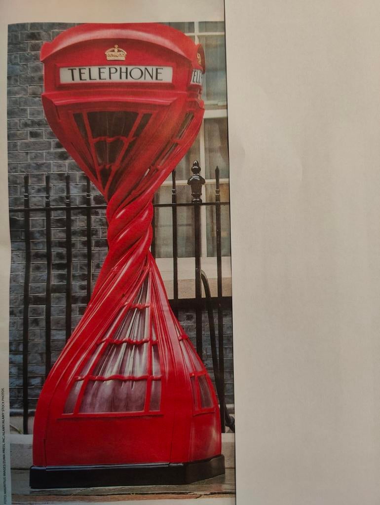 Engelse Telefooncel King George., Jardin & Terrasse, Bois de chauffage, Enlèvement ou Envoi