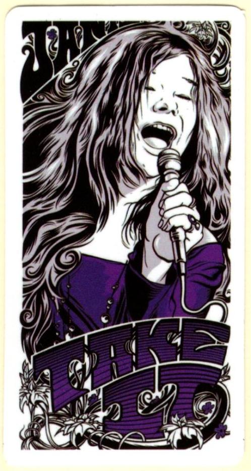 Janis Joplin Take it sticker, Collections, Musique, Artistes & Célébrités, Neuf, Envoi