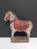 Cheval Nandi en bois du 19ème siècle., Verzenden