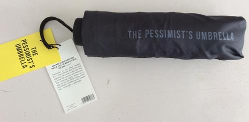 paraplu The pessimist's umbrella (School of life), Handtassen en Accessoires, Paraplu's, Nieuw, Zwart, Verzenden