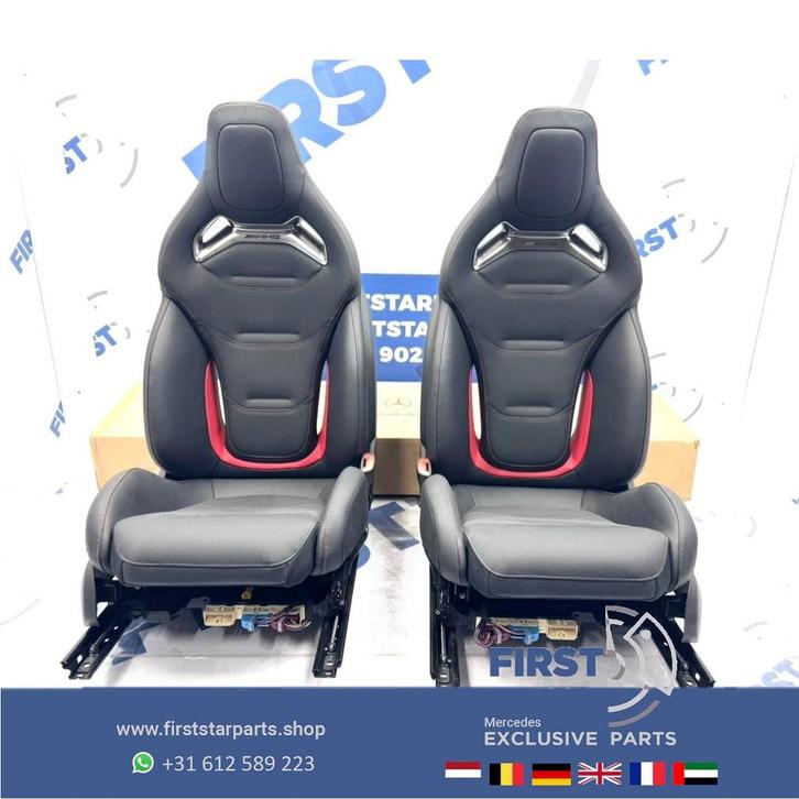 W206 S206 C63 AMG Recaro KUIP STOELEN SET C63s E PERFORMANCE, Auto-onderdelen, Interieur en Bekleding, Mercedes-Benz, Gebruikt