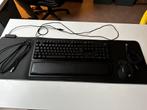 Gaming klavier, gaming pc muis en xl muismat met RGB, Computers en Software, Ophalen, Gaming toetsenbord, Azerty, Zo goed als nieuw