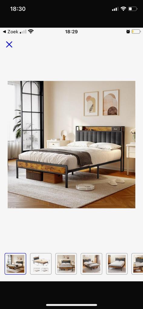 Bealife BF26 2 pers 200 x 140, Huis en Inrichting, Slaapkamer | Bedden, Zo goed als nieuw, Ophalen