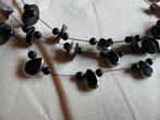 Zwarte halsketting, Bijoux, Sacs & Beauté, Colliers, Enlèvement, Utilisé, Noir, Synthétique