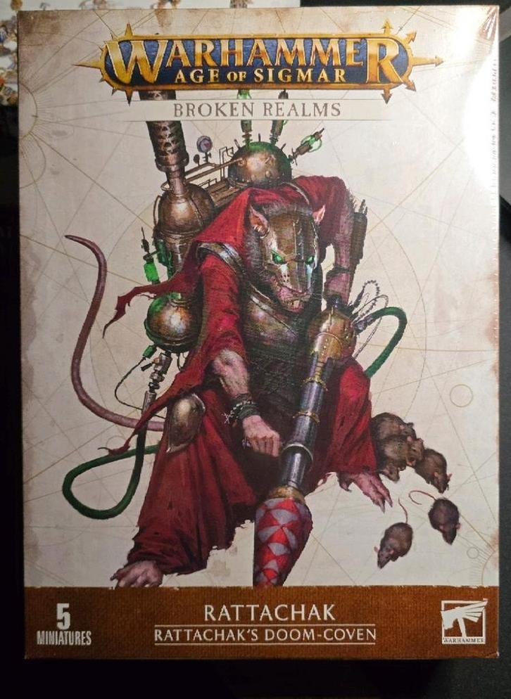 Skaven Warhammer Age of Sigmar Broken Realms, Hobby en Vrije tijd, Wargaming, Nieuw, Warhammer, Figuurtje(s), Ophalen of Verzenden