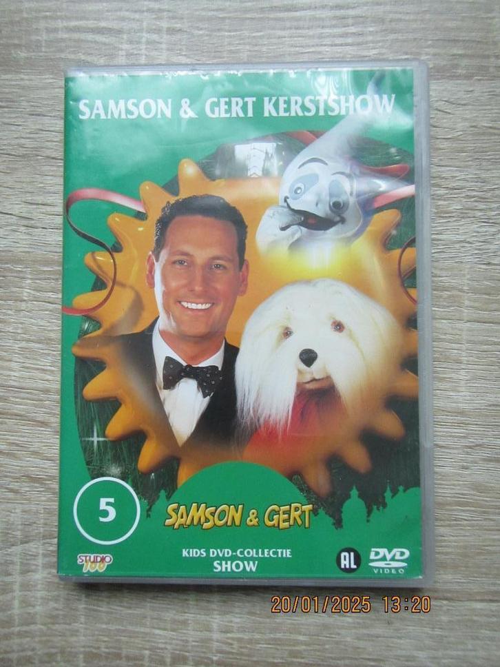 Samson & Gert Kerstshow 2003, Cd's en Dvd's, Dvd's | Kinderen en Jeugd, Zo goed als nieuw, Film, Overige genres, Alle leeftijden