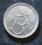 Misslag: 25 cent 1972 VL (1/8 medailleslag) - Boudewijn I, Postzegels en Munten, Munten | België, Verzenden, Losse munt