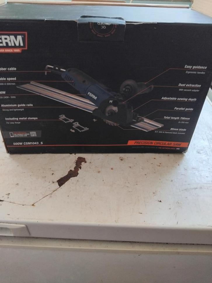 Precisie-cirkelzaag 500w Q85MM, Doe-het-zelf en Bouw, Gereedschap | Zaagmachines, Nieuw, Cirkelzaag, Minder dan 600 watt, 30 tot 70 mm