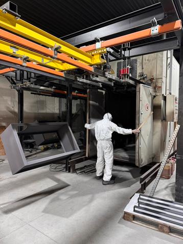 Poederlak oven glasbeek gasolie beschikbaar voor biedingen