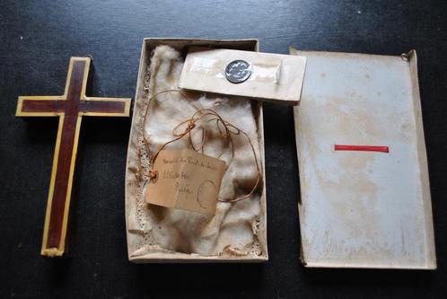 Reliekkruis Souvenir van Jeruzalem 1880 Ladislaus Schneider, Antiek en Kunst, Antiek | Religieuze voorwerpen, Ophalen of Verzenden