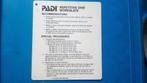 PADI repetitive dive workslate, Ophalen of Verzenden