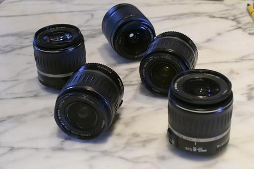 Canon 18-55mm/ f3.5-5.6 5 stuks, Verzamelen, Foto-apparatuur en Filmapparatuur, Lens of Lenzen, 1980 tot heden, Ophalen of Verzenden