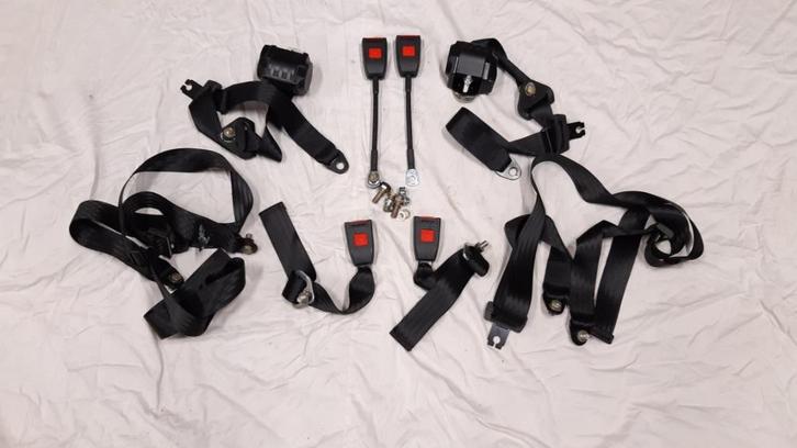 set gordels voor- en achteraan, CLASSIC MINI COOPER, Auto-onderdelen, Interieur en Bekleding, Mini, Oldtimer onderdelen, Rover