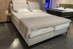 Boxspring Yasmin 180x200cm - TOONZAALMODEL, Huis en Inrichting, Slaapkamer | Boxsprings, Ophalen, Beige, Tweepersoons, Zo goed als nieuw
