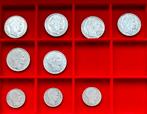 Lot Franse munten Turijn zilver 680/1000, Zilver