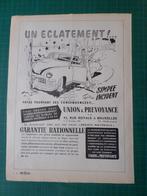 Tillieux - publicité papier Union et Prévoyance - 1955, Collections, Personnages de BD, Autres types, Autres personnages, Utilisé