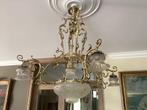 Art nouveau grote kroonluchter, Ophalen