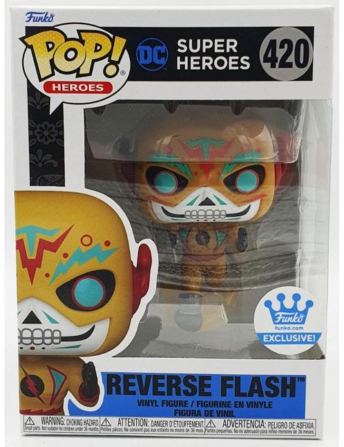 Funko POP DC Super Heroes Reverse Flash (420) Exclusive, Verzamelen, Poppetjes en Figuurtjes, Zo goed als nieuw, Verzenden