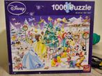 Disney Kerst Puzzel 1000 stukjes, Hobby en Vrije tijd, Ophalen, 500 t/m 1500 stukjes, Zo goed als nieuw, Legpuzzel