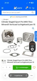 Stage 6 70cc sport pro minarelli verticaal LICHT GEBRUIKT!!!, Fietsen en Brommers, Brommeronderdelen | Algemeen, Ophalen of Verzenden