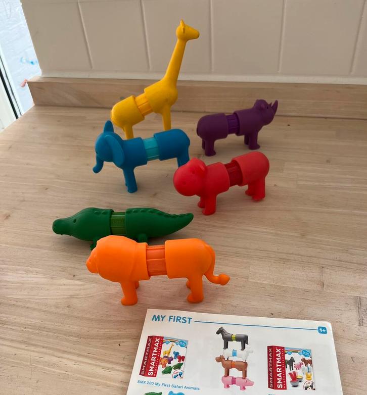 Smartmax safari set, Kinderen en Baby's, Speelgoed | Bouwstenen, Zo goed als nieuw, Ophalen
