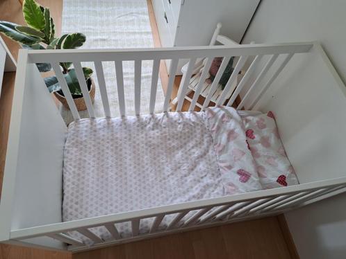 Peuterbed Ikea Stuva wit met lades (nieuwprijs €250), Kinderen en Baby's, Kinderkamer | Bedden, Zo goed als nieuw, Minder dan 140 cm
