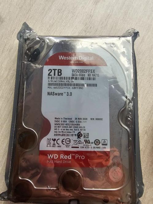 HDD Western Digital 2TB nieuw, Computers en Software, Harde schijven, Nieuw, Intern, HDD, NAS, Ophalen
