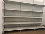 GONDOLA metalen winkelrekken - legbord systeem 6 meter, Ophalen, Gebruikt, Overige typen