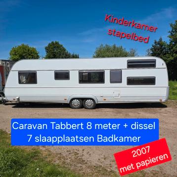 Caravan Tabbert DaVinci papieren 7 slaapplaatsen stacaravan  beschikbaar voor biedingen