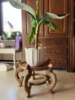 Grand support à plantes chinois en bois, vintage/rétro/curio, Antiquités & Art, Antiquités | Vases, Enlèvement ou Envoi