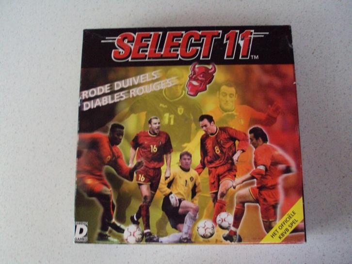 Voetbal Spel "Select 11" Rode Duivels in goede staat !!, Hobby en Vrije tijd, Gezelschapsspellen | Bordspellen, Gebruikt, Een of twee spelers