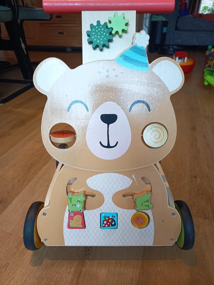 Houten looprekje en speeltafeltje, Kinderen en Baby's, Speelgoed | Babyspeelgoed, Gebruikt, Babygym, Ophalen