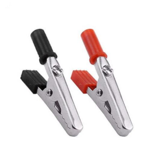 2 Stuks Geïsoleerde Krokodil Kabel Klem Clip Opladen, Hobby en Vrije tijd, Elektronica-componenten, Nieuw, Ophalen of Verzenden