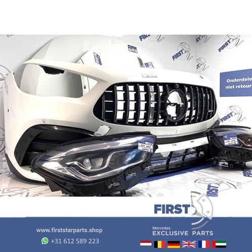 H247 GLA45S AMG VOORKOP WIT GLA 45 FRONT 2019-2024 origineel, Auto-onderdelen, Carrosserie, Bumper, Mercedes-Benz, Gebruikt, Ophalen of Verzenden