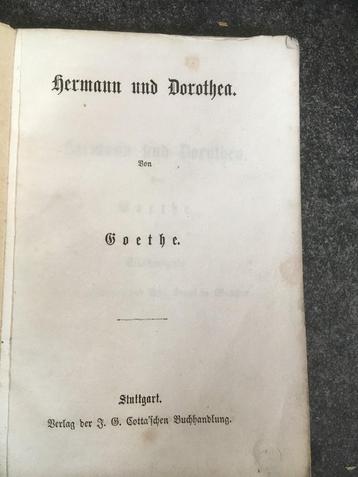 Goethe - Hermann und Dorothea Schulausgabe (German Edition)
