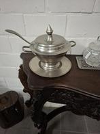 tinnen schaal soepterrine, Enlèvement, Comme neuf