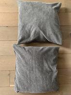 2 beige kussenslopen + kussenvulling, Enlèvement, Comme neuf, Beige