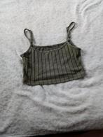 croptop bloesje, Kleding | Dames, Topjes, H&M, Verzenden, Gedragen, Groen