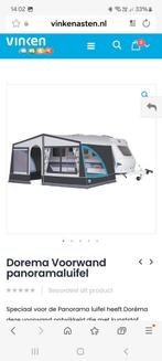 Voorwand voor Dorema panorama luifel, Caravans en Kamperen, Voortenten en Luifels, Ophalen, Zo goed als nieuw, Dorema