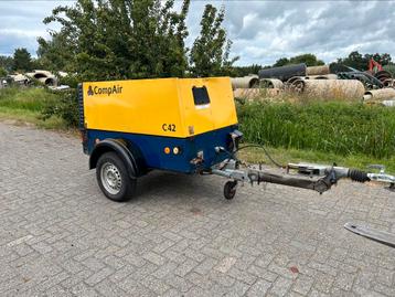 Compair C42 mobiele compressor Deutz diesel, Enlèvement ou Envoi