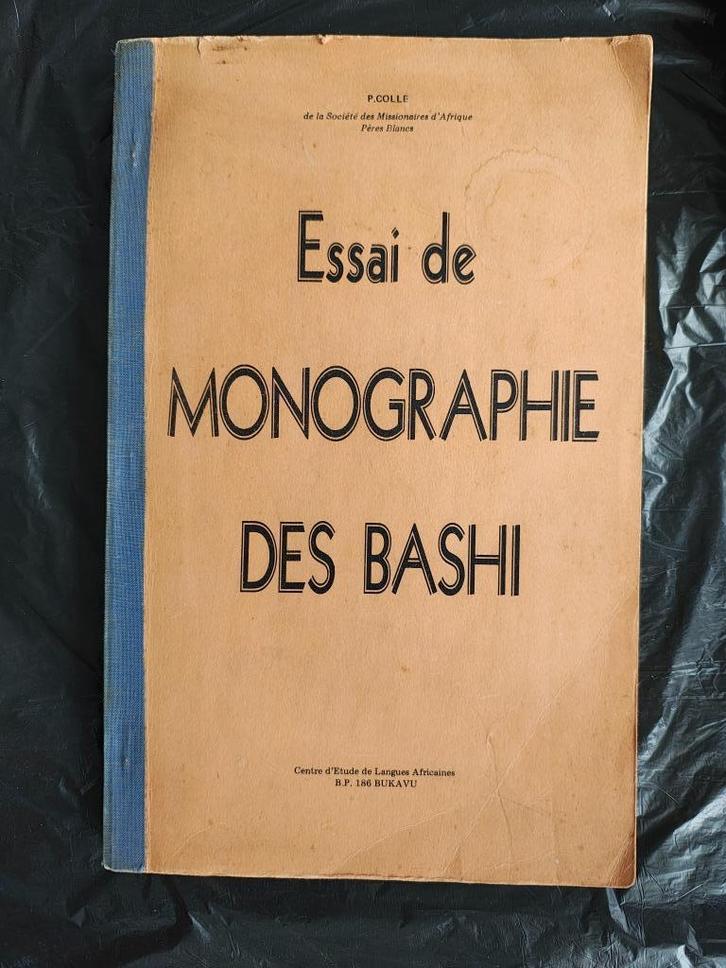 Monografie uit 1937 over Bashi Congo Belgisch boek Belgie, Boeken, Geschiedenis | Nationaal, Gelezen, 20e eeuw of later, Verzenden