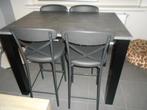 tafel en stoelen, Ophalen, 100 tot 150 cm, 50 tot 100 cm, Zo goed als nieuw