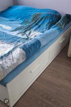 Uitschuifbaar eenpersoonsbed Ikea., Maison & Meubles, Chambre à coucher | Chambres à coucher complètes, Enlèvement