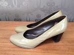 Pumps beige/groen 38,5, Gedragen, Beige, Ophalen of Verzenden, Pumps