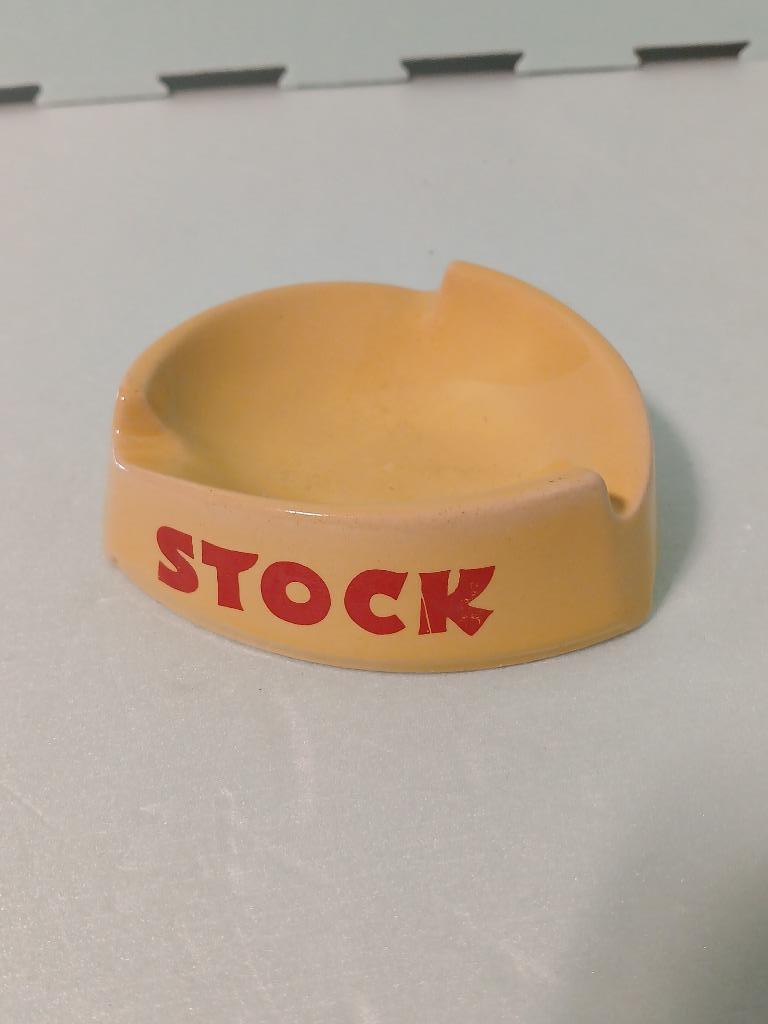 Oude STOCK driehoekige asbak in goede staat, Ophalen of Verzenden, Zo goed als nieuw, Asbak