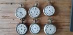 6x antieke zakhorloges roskopf ..chemin de fer, Handtassen en Accessoires, Horloges | Antiek, Ophalen of Verzenden
