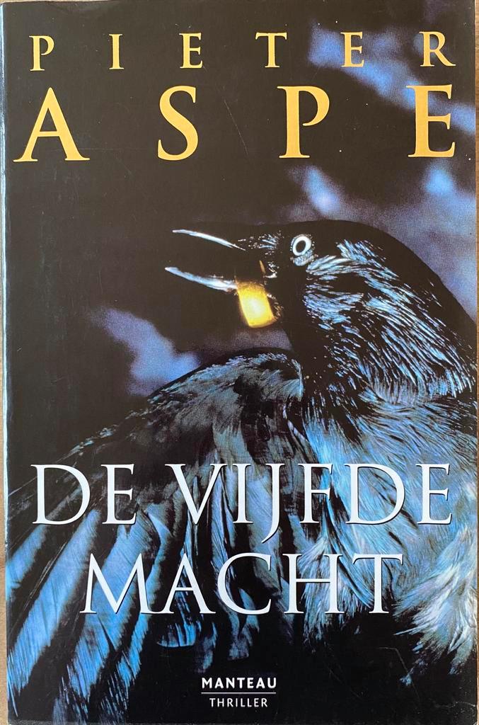 Pieter Aspe - De vijfde macht, Livres, Thrillers, Utilisé, Enlèvement ou Envoi
